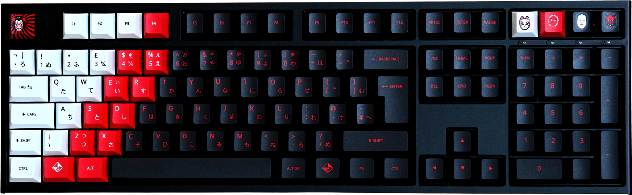 Traitors Kabuki PBT Dye-Sub Keycap Set UK Layout - Keyboard Corner